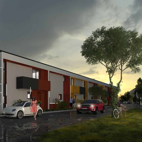 h4l THE VILLAGE, pentru cei care vor mai mult, h4l, home 4 life, randare exterioară, patrata